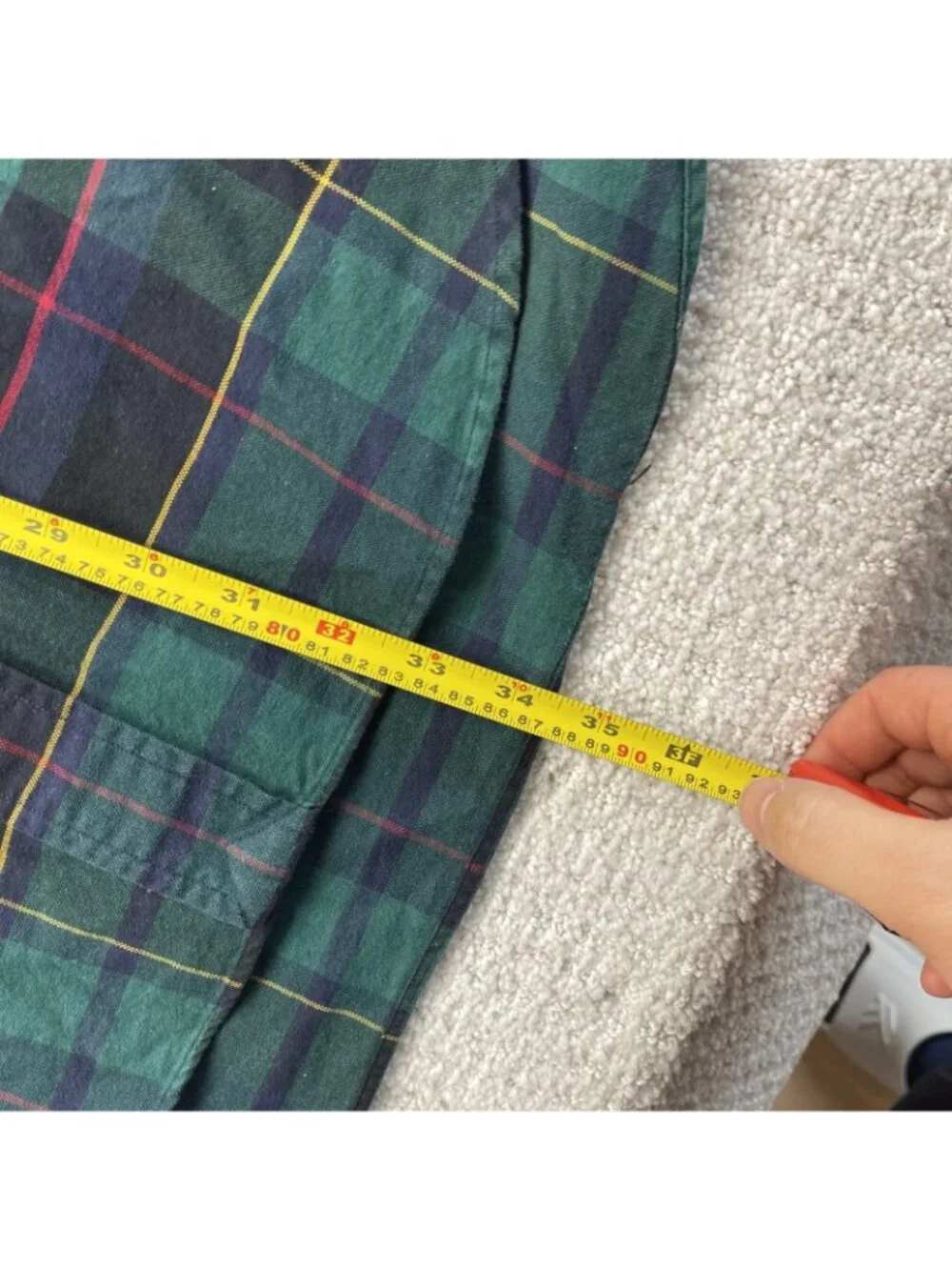 VTG Polo Ralph Lauren Blake Dress Plaid Shirt Terriers Dogs Embroidery Men Sz M - Picture 9 of 11